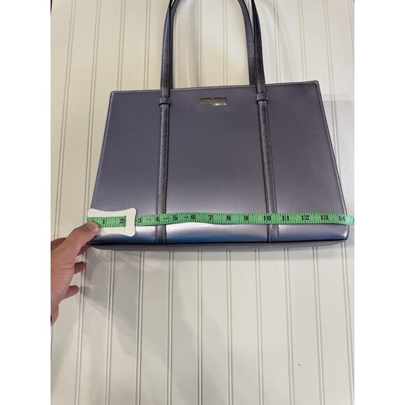 NWT Kate Spade Kenzie Large Gifting Tote Shoulder Bag Lavender Patent Leather - Picture 7 of 7